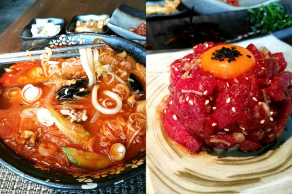 【3星期食40餐韓國菜】第二回試韓式韃靼牛肉、招牌辣海鮮湯麵