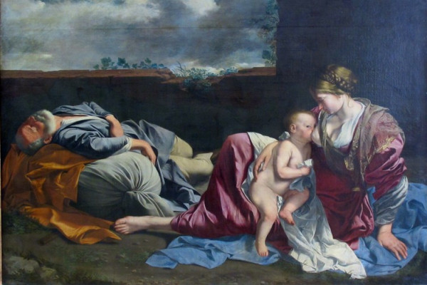 逃亡埃及途中聖家歇息