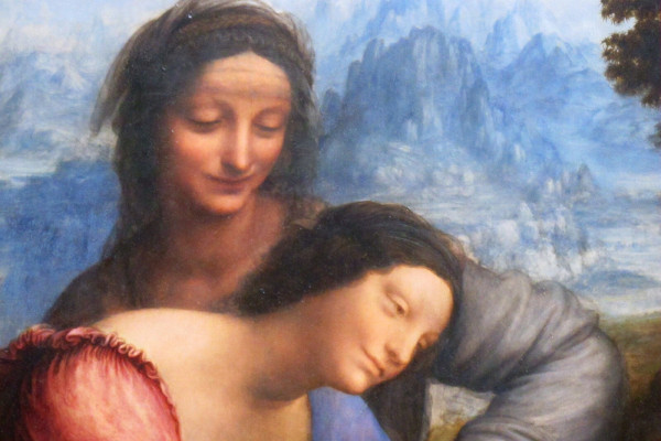 達文西的聖母、嬰孩耶穌及聖安娜