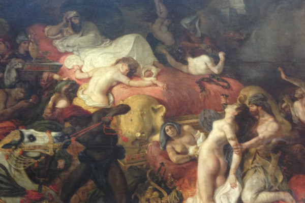 末日將至 巴比倫王望著心愛的裸女們受死