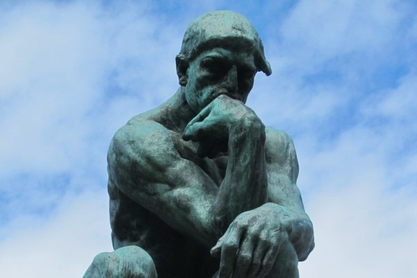 羅丹美術博物館的招牌——沉思者