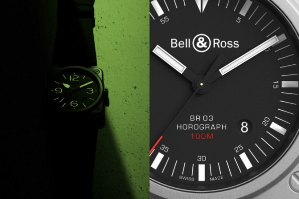 磷光閃閃 Bell & Ross BR03-92 Horograph & Horolum