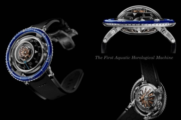 以水母搭載飛行陀飛輪 MB&F矚目新作HM7「Aquapod」