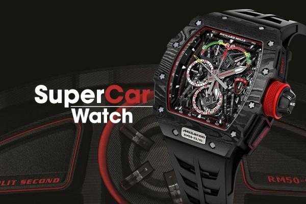 【超跑級材料製錶】Richard Mille RM 50-03 McLaren F1超輕雙秒追針陀飛輪計時碼錶