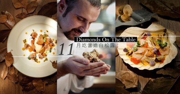 將鑽石級食材吃下肚！11月食當造白松露