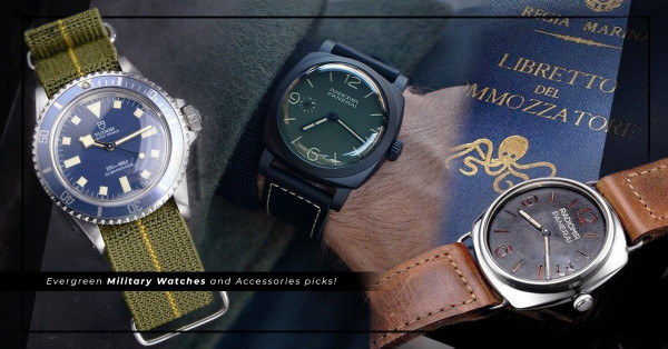 不敗時尚潮流，軍用錶、首飾推介！原來Tudor潛水錶也是從軍用錶演變而成？