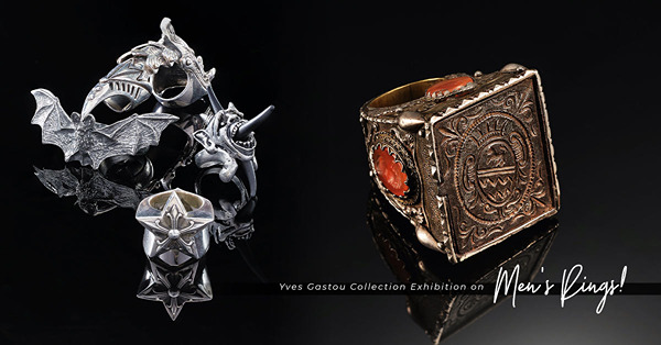 展覽「Yves Gastou傳奇珍藏」：從暗黑哥德風格到虛空浮華的設計，追溯男士戒指的歷史旅程
