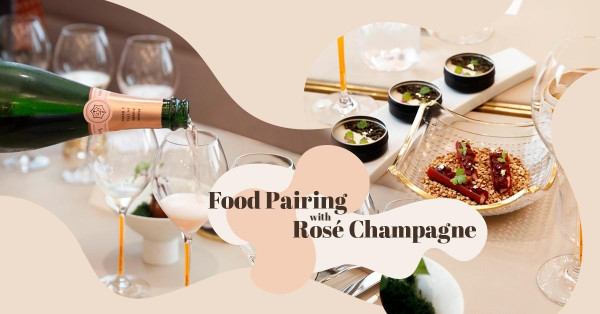 中法驚喜之作！Veuve Clicquot玫瑰香檳配豆腐魚子醬、紅菜頭臘腸，你試過未？
