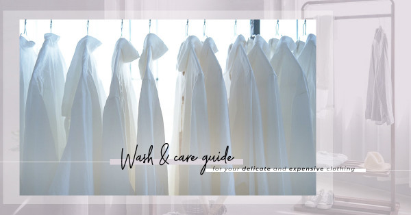 抗疫時期衣物消毒對策 ： 真絲、人造絲、羊毛到牛仔布的洗滌注意點