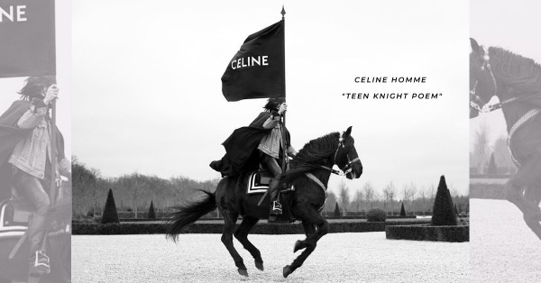 法國古堡幻化成Celine天橋舞台，Hedi Slimane塑造新浪漫主義下的青年騎士