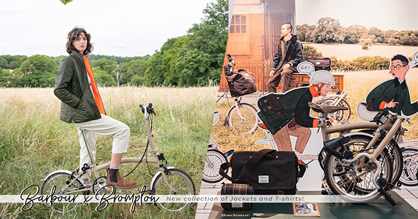 英倫紳士也會做運動！Barbour x Brompton 時尚單車系列聯乘，展現機能服飾優雅一面