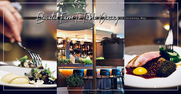 新星餐廳閃耀銅鑼灣：「farm-to-table」概念的米芝蓮星級餐飲體驗