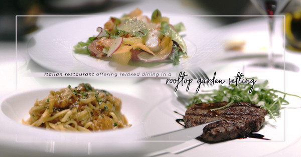 屋頂花園中獲獎無數的意菜餐廳，五道精緻佳餚替媽媽慶祝絕不失禮