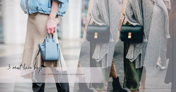 Handbag List: 衣櫃中必備的大、中、小手袋款式，輕鬆襯搭不同Girlboss造型！