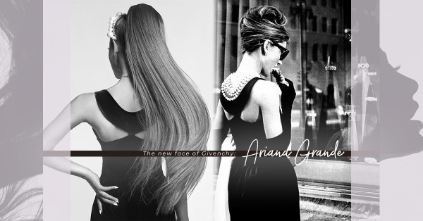 不能與Audrey Hepburn相比？Ariana Grande穿起經典小黑裙，成為Givenchy最新代言人
