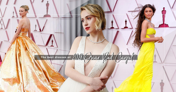 2021奧斯卡頒獎禮：荷里活女星以Valentino、Louis Vuitton及Gucci晚裝走上紅地氈，哪一位造型最吸引？