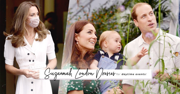 滿滿夏日氣息的連身裙！人氣的淑女英國品牌Suzannah London，凱特皇妃、明星怎樣穿出不同風格氣質？