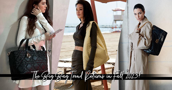 秋冬手袋2023：大手袋熱潮回歸！Jisoo、韓韶禧愛用Dior Toujours／舒淇同款Bottega Veneta Hop／超柔軟觸感Balenciaga Monaco