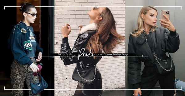 超模力捧！紅極一時的Prada Hoho手袋重回潮流