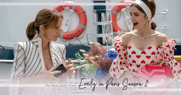 《Emily in Paris 》第二季盡是奇醜無比的造型？雜亂無章的將大牌放在身上，Emily就像一隻庸俗的彩雀