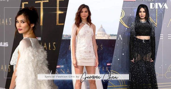 漂亮臉孔Ｘ衣架子身型，《永恆族》女神Gemma Chan陳靜的知性高冷穿搭之道！ 
