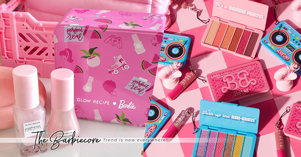 #Barbiecore：Barbie電影周邊美妝產品總覽！限量版芭比電熱髮夾、閃亮粉色指甲油、粉紅專屬護膚套裝