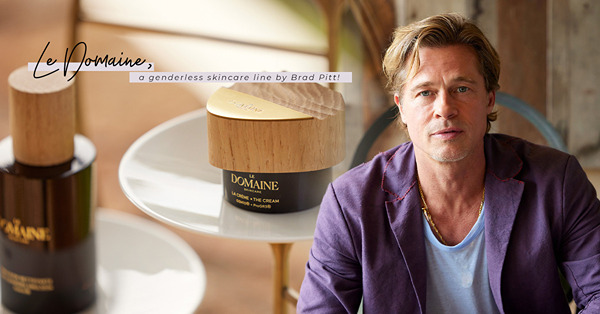 Brad Pitt護膚品牌Le Domaine開箱：來自葡萄酒莊的Quiet Luxury，以葡萄渣提煉獨家抗氧配方！