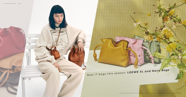 LOEWE今季Flamenco、Balloon Bag新作： XL、nano款式，以大號與迷你，走上極端手袋潮流！