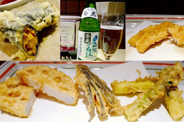 在新宿與天婦羅共醉