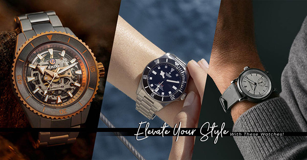 盤點Tudor、Rado、Raymond Weil的3枚腕錶，可正裝穿戴不失個性，犒賞一年的辛勞，開展美好新一年