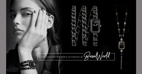 Chanel at BaselWorld：全新限量Première腕錶，以深邃的黑帶出華麗型格風尚