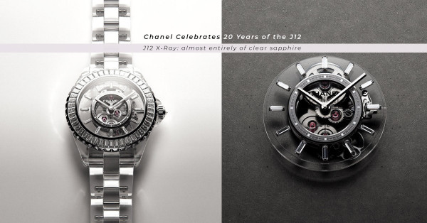 超越色彩，黑白之上：Chanel J12 X-RAY，在顏色以外「透視」獨特輸廓