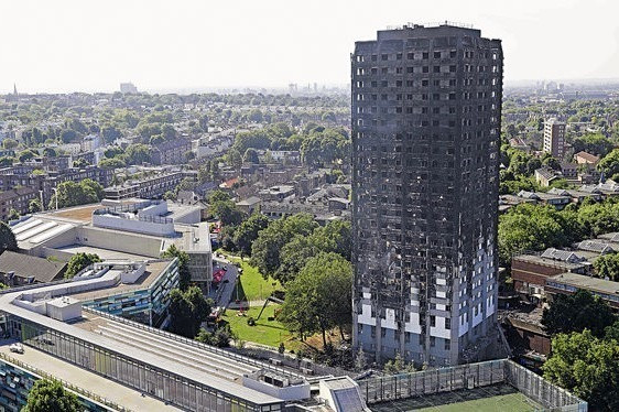 倫敦超級火災 疑外牆易燃物惹禍