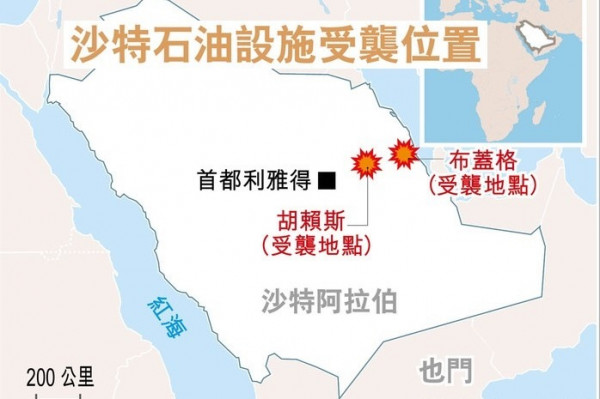 沙特油設施遇襲 美：伊朗為黑手