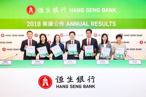 恒生全年純利升21%符預期，全年股息合共7.5元