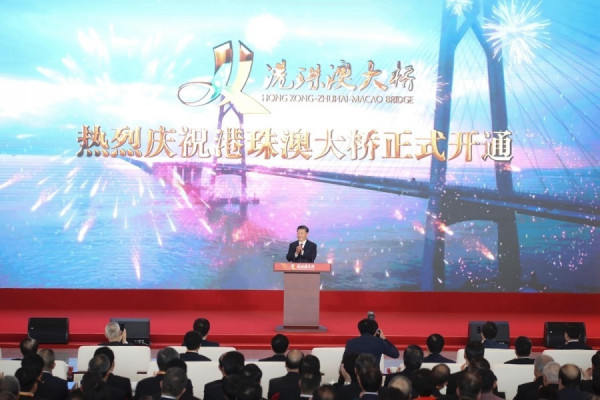 【大橋通車】國家主席習近平出席港珠澳大橋開通儀式