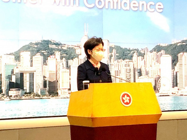 林鄭月娥：施政報告不會有大量涉及動用公帑的政策