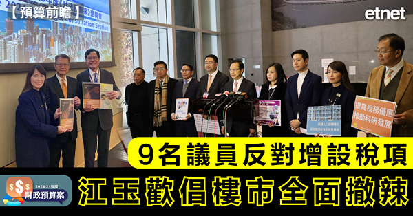 9名議員反對增設稅項，江玉歡倡樓市全面撤辣