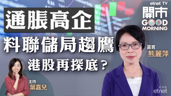 熊麗萍：變種病毒限制聯儲局加息步伐　港股23500有支持