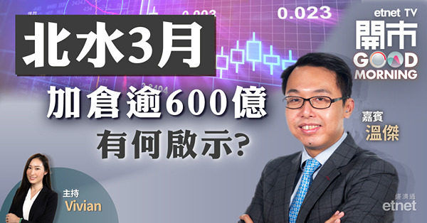 溫傑：恒指短期20721點有阻力　4月可上望21000點