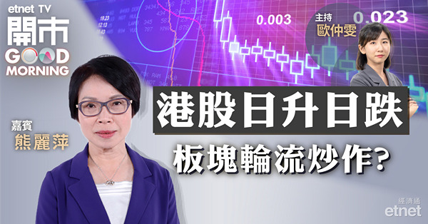 熊麗萍：恒指處整固格局　未宜作部署　年內或低見18800點水平