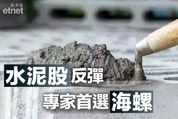 【久旱逢甘雨】加價助攻　水泥股再彈高　專家料海螺水泥仍有水位