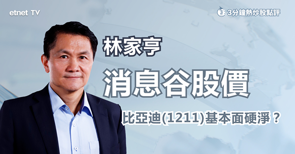【力谷股價？】比亞迪消息谷股價　車銷屢衝高成支撐？