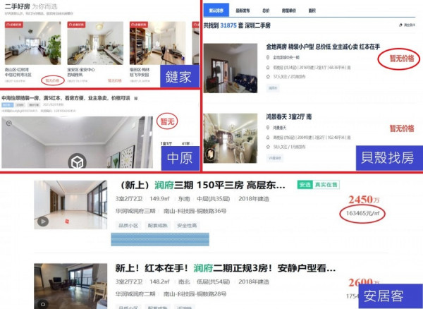 【深圳樓瘋】政府首創參考價強調控　深圳二手放盤價變「404」
